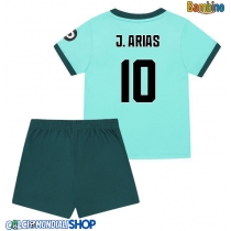 Maglie da calcio Wolves Jhon Arias #10 Seconda Maglia Bambino 2025-26 Manica Corta + Pantaloni corti)